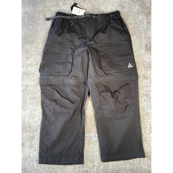 Nike ACG Smith Summit Zip Cargo Pants Size XL Men Black White HV0591-010 - Picture 1 of 10